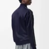 Trainingsjacke aus technischem Jersey in Dunkelblau