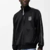 Trainingsjacke aus technischem Jersey Schwarz