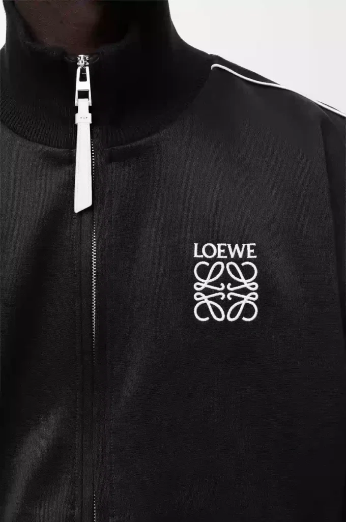 Trainingsjacke aus technischem Jersey Schwarz