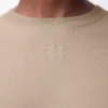 Trapezkleid aus Baumwollmischung Beige