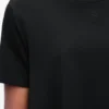 Trapezkleid aus Baumwollmischung Schwarz