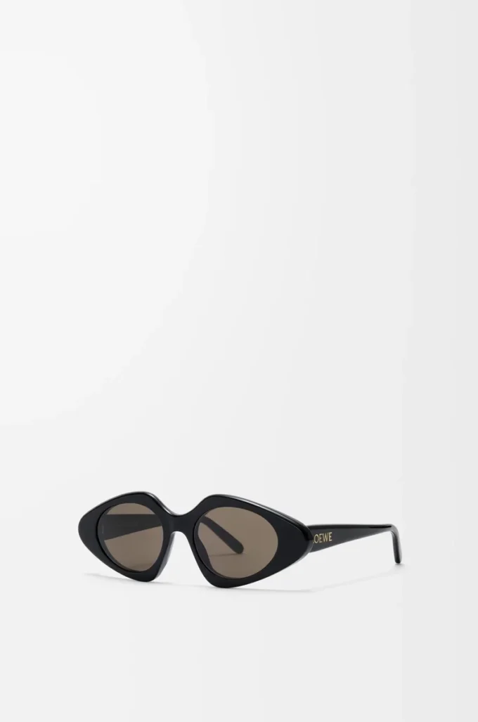 Triangle Slim Sonnenbrille Black