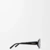Triangle Slim Sonnenbrille Black