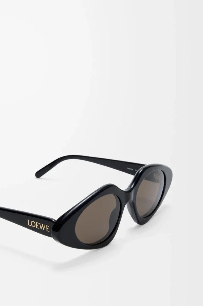 Triangle Slim Sonnenbrille Black