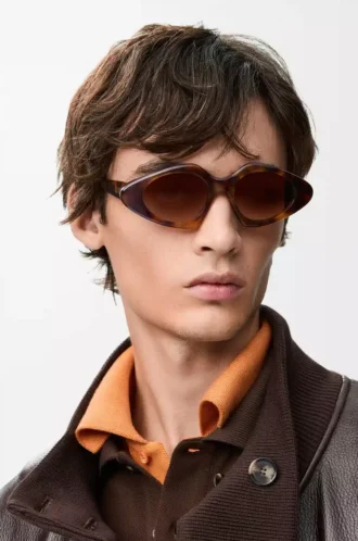 Triangle Slim Sonnenbrille Havana