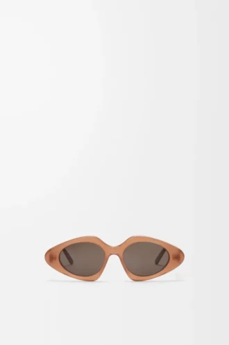 Triangle Slim Sonnenbrille Milky Caramel