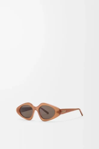 Triangle Slim Sonnenbrille Milky Caramel