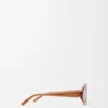 Triangle Slim Sonnenbrille Milky Caramel