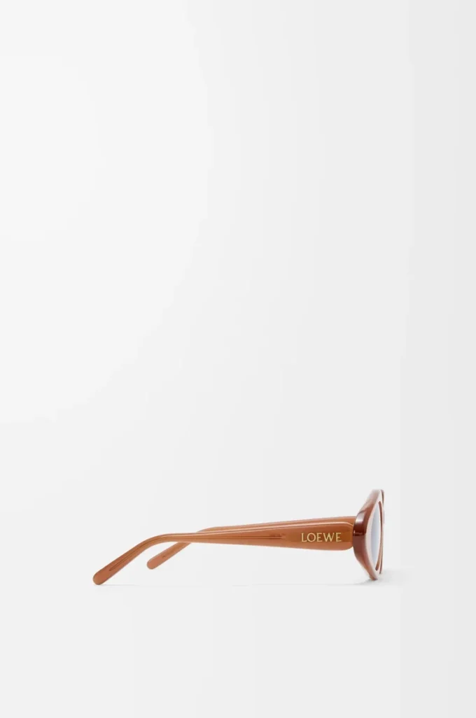 Triangle Slim Sonnenbrille Milky Caramel