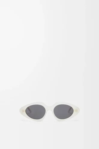 Triangle Slim Sonnenbrille Milky Ivory
