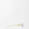 Triangle Slim Sonnenbrille Milky Ivory