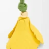 Tulpenanhänger aus klassischem Kalbsleder Gelb