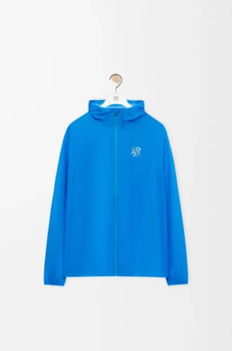 Ultra-Jacke aus technischem Shell-Material Blau