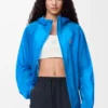 Ultra-Jacke aus technischem Shell-Material Blau