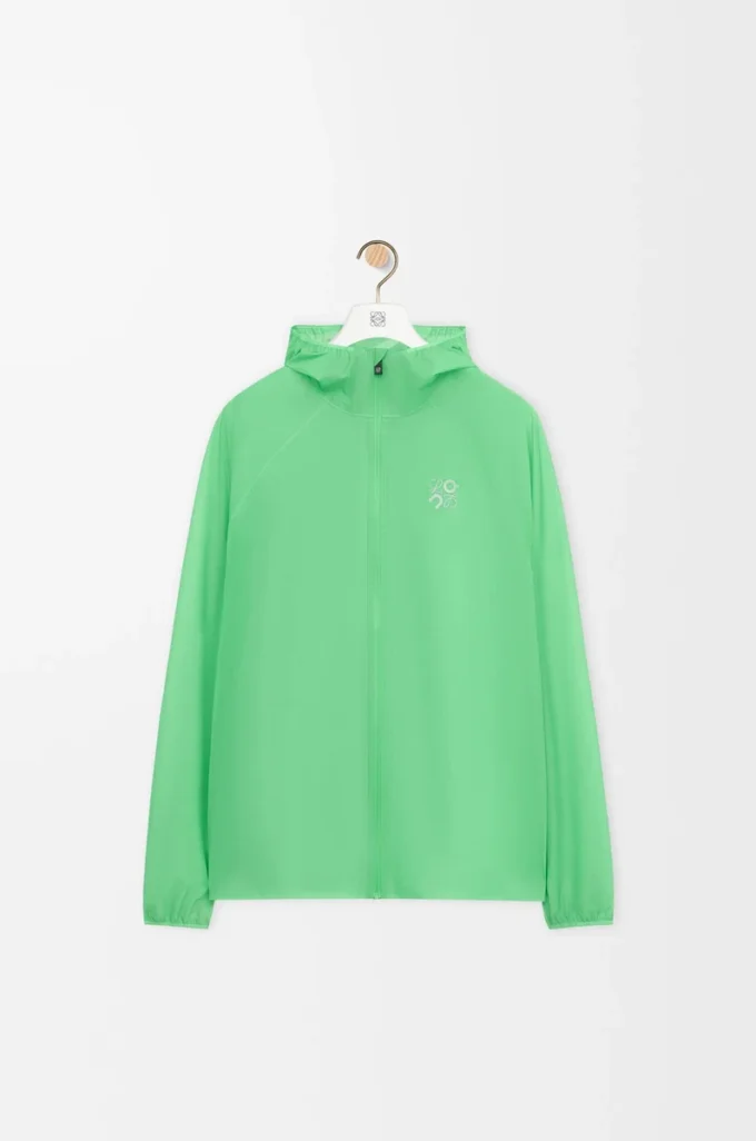 Ultra-Jacke aus technischem Shell-Material in Grün