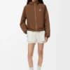 Ultra-Jacke aus technischem Shell-Material in Toffee