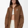 Ultra-Jacke aus technischem Shell-Material in Toffee