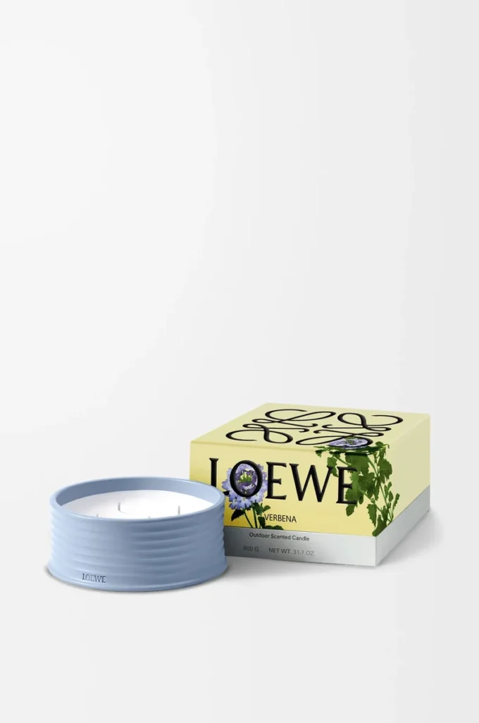 Verbena-Kerze für den Außenbereich Baby Blue