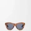 Vintage Screen Sonnenbrille Milky Brown