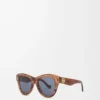 Vintage Screen Sonnenbrille Milky Brown