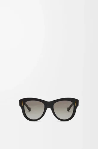 Vintage Screen Sonnenbrille Schwarz
