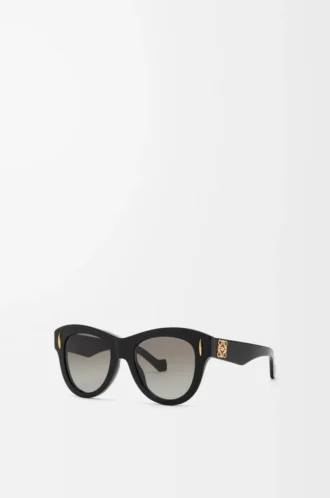 Vintage Screen Sonnenbrille Schwarz