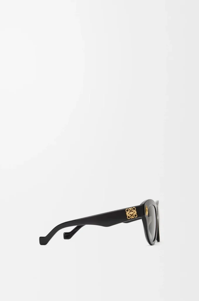 Vintage Screen Sonnenbrille Schwarz