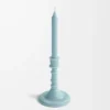 Wachskerzenhalter mit Zypressenball-Duft Baby Blue