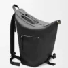 Wandelbarer Rucksack aus klassischem Kalbsleder Schwarz