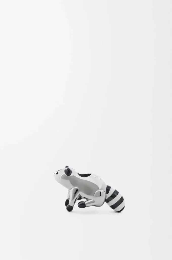 Waschbär-Würfel Silber