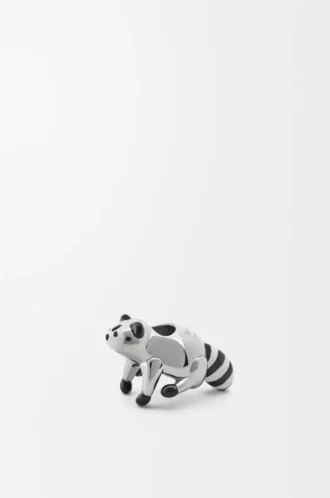 Waschbär-Würfel Silber