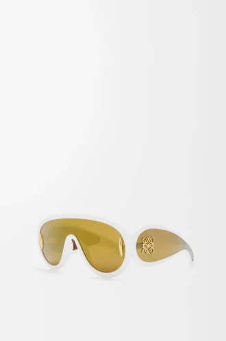 Wave Mask Sonnenbrille Ivory