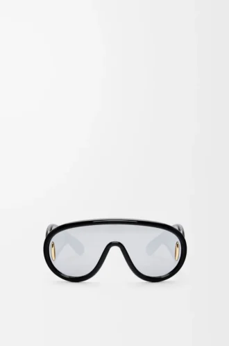 Wave Mask Sonnenbrille Schwarz