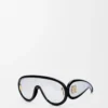 Wave Mask Sonnenbrille Schwarz