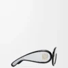 Wave Mask Sonnenbrille Schwarz