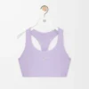 Weicher BH aus technischem Jersey in Lila