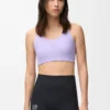 Weicher BH aus technischem Jersey in Lila