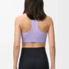 Weicher BH aus technischem Jersey in Lila