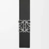 Wendbarer Anagram-Gürtel aus glattem Kalbsleder Schwarz/Tan/Palladium
