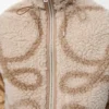 Weste aus Wollmischung Beige/Khaki-Grün