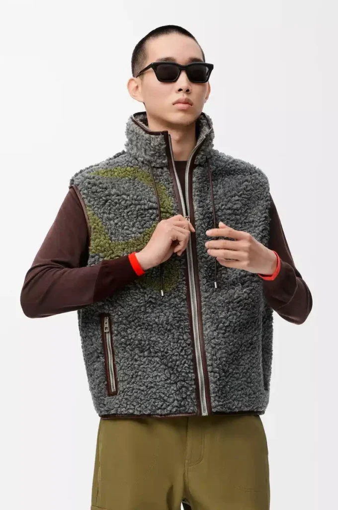 Weste aus Wollmischung Multicolor