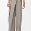 Wickelhose aus Wolle Hellbeige Melange
