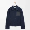 Workwear-Jacke aus Denim Indigo Blue