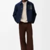 Workwear-Jacke aus Denim Indigo Blue
