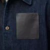 Workwear-Jacke aus Denim Indigo Blue