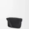 XS Military Messenger Bag aus weichem, genarbtem Kalbsleder Schwarz