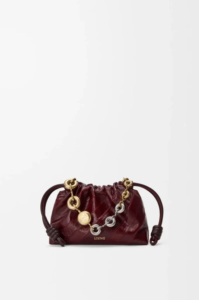 Zweifarbige Donut-Kette Silber/Gold